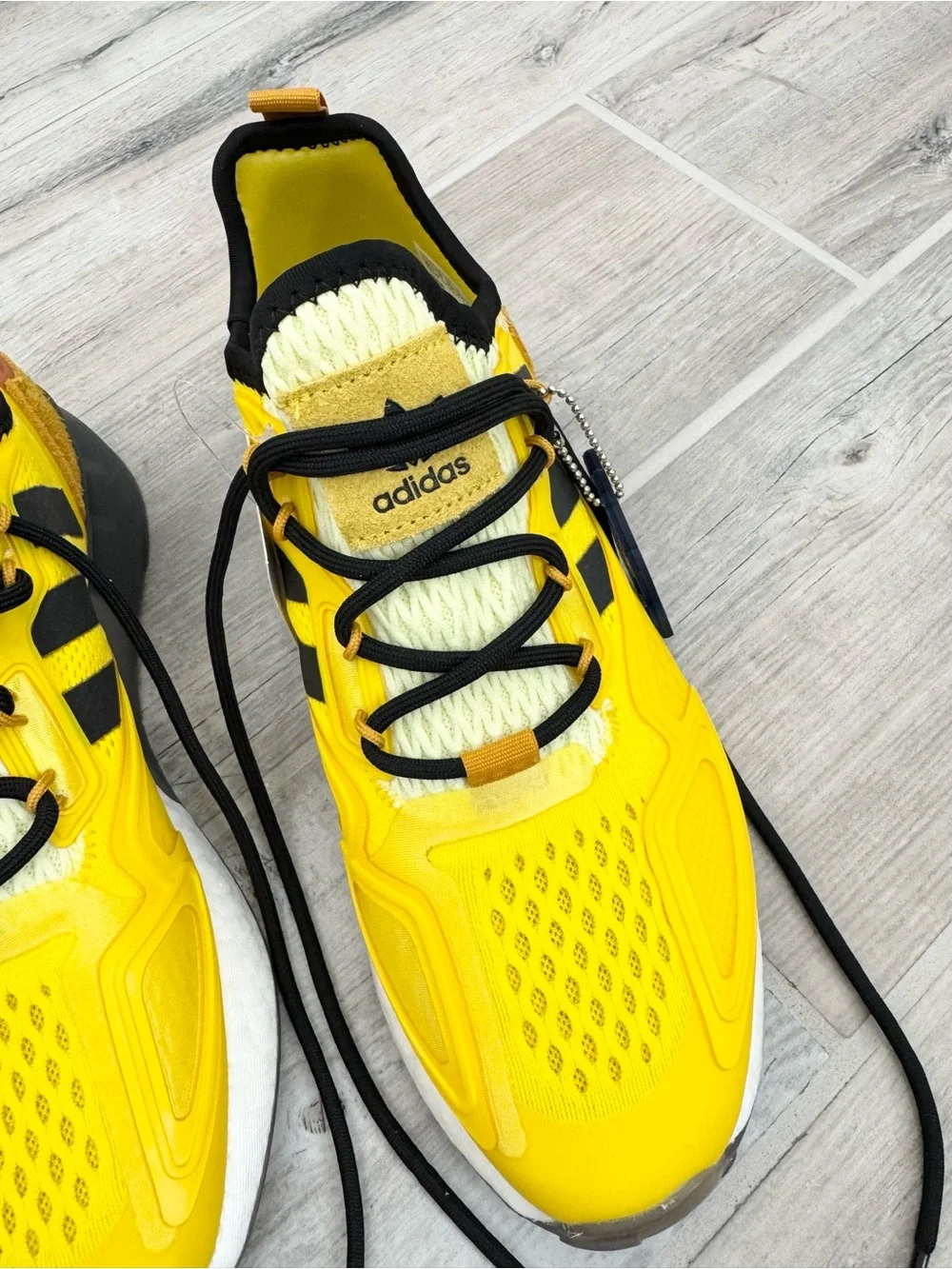 Adidas Yellow Ninja ZX 2K Boost JR Shoes